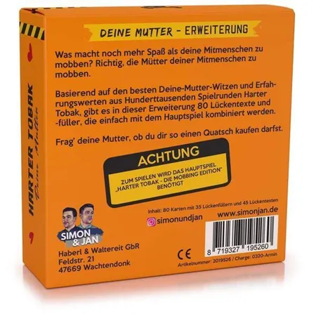 Simon & Jan Harter Tobak - Deine Mutter Erweiterung