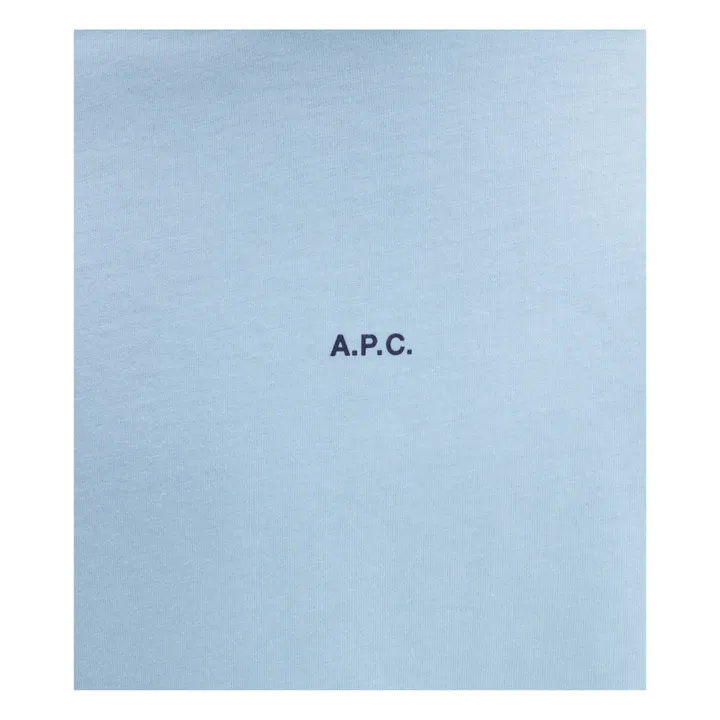 A.P.C. T-shirt Kyle Coton Bio | Bleu ciel
