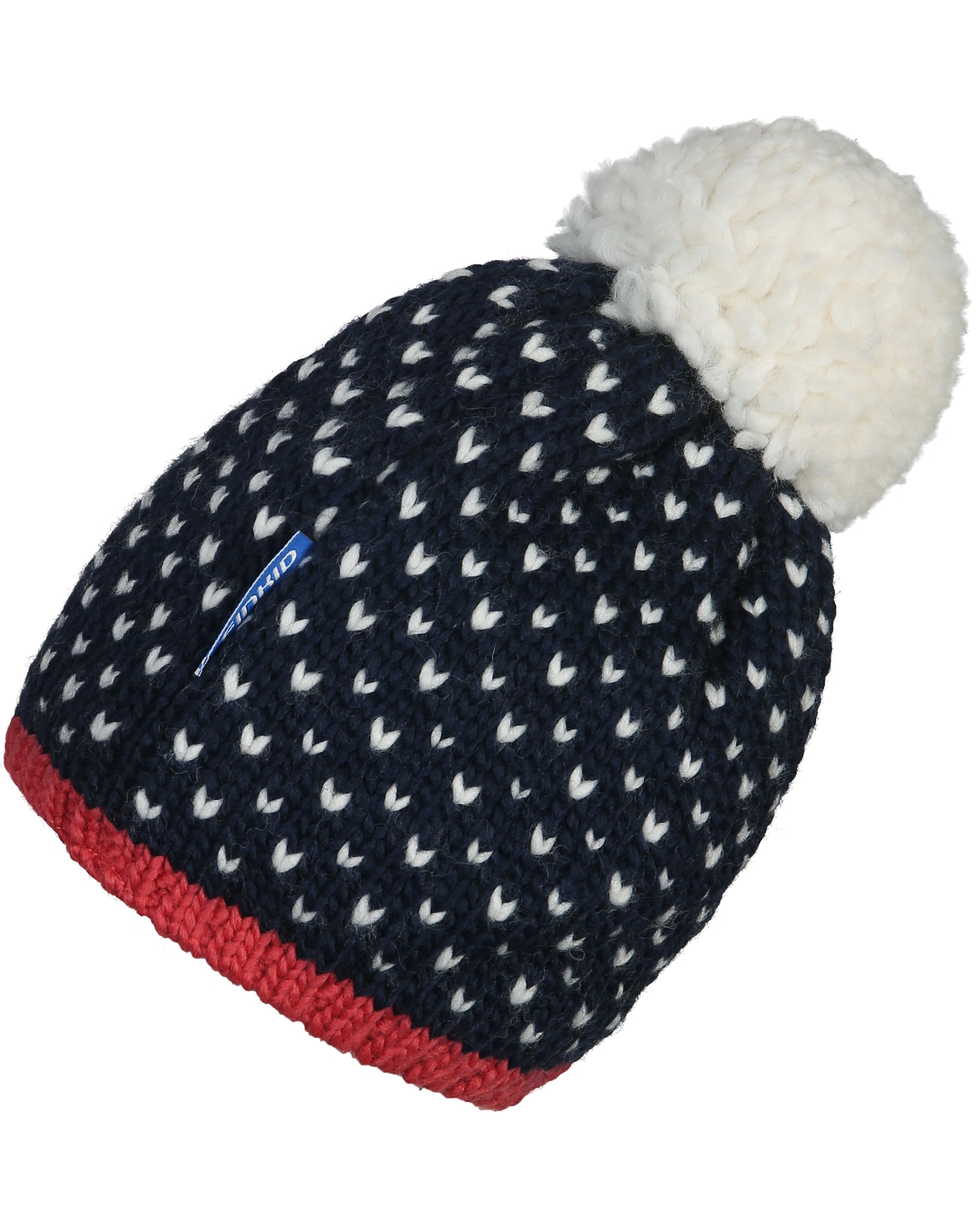 Strickmütze PEKONI in navy/rose