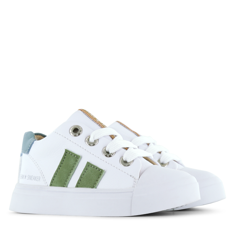 Shoesme weißer Sneaker mit Streifen