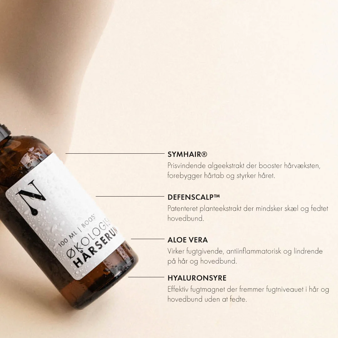 Naturligolie  Økologisk Boost hårserum - 100 ml.