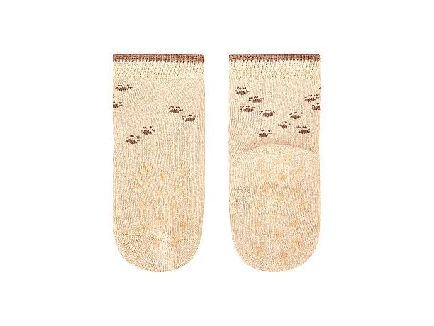 Sterntaler Antirutsch-Socken 2er Set Bär Sand Gr. 15/16 Krabbelsocken für Kinder