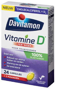 Davitamon Vitamine D - 1 per week - 100% Plantaardig 24VCP