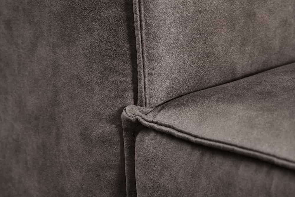 Design 3-Sitzer Sofa BOSSA NOVA 260cm antik dunkelgrau Microfaser Couch Wohnzimmer
