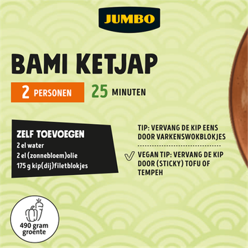 Jumbo Bami Ketjap Verspakket 2 Personen