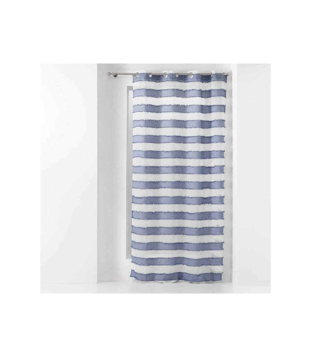 Rideau Voilage à Œillets Lalina 140x260cm Bleu