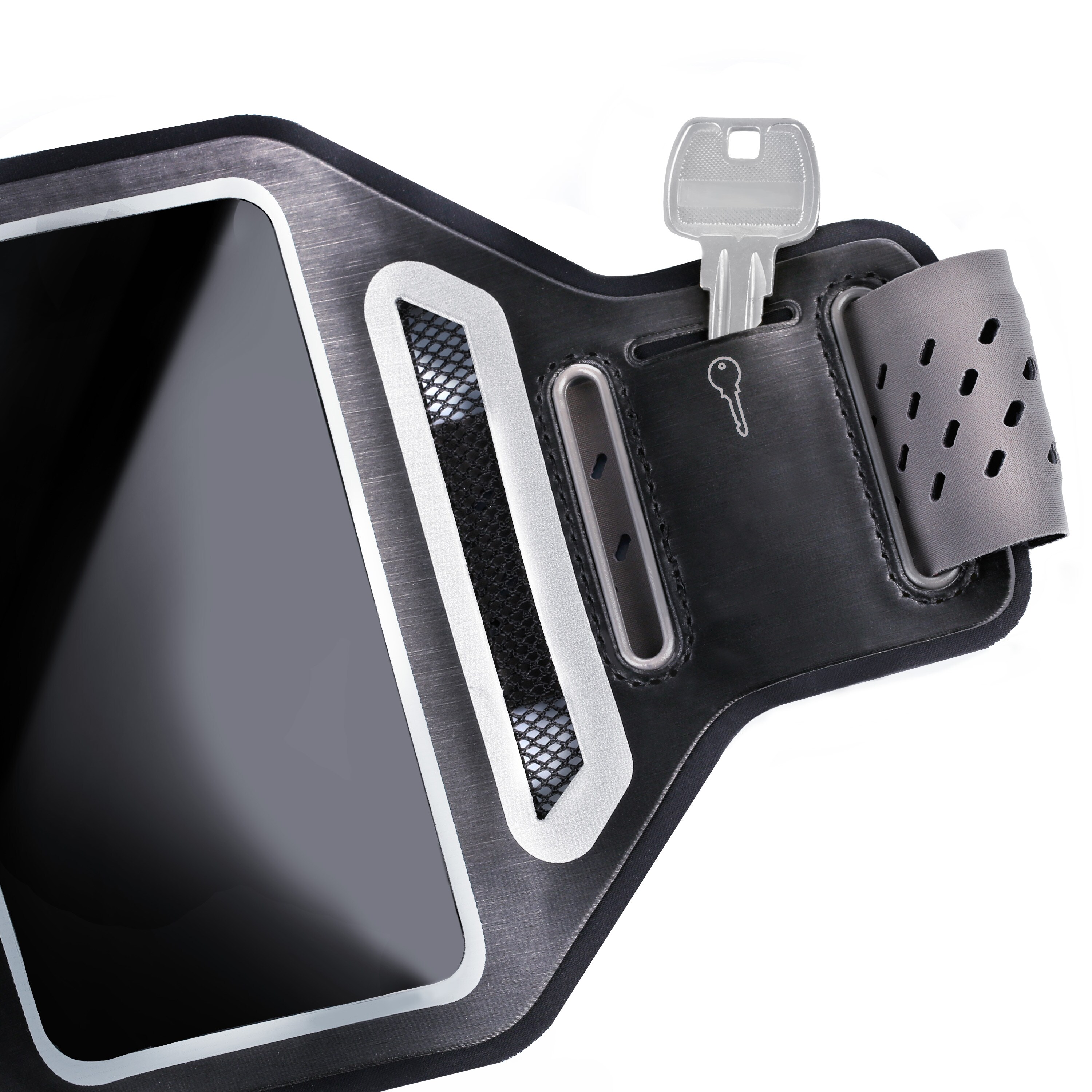 Aplic Smartphone-Tragegurt, Fitness-Armband, Schlüsselfach & Kopfhörerhalter, Handys bis zu 4,7