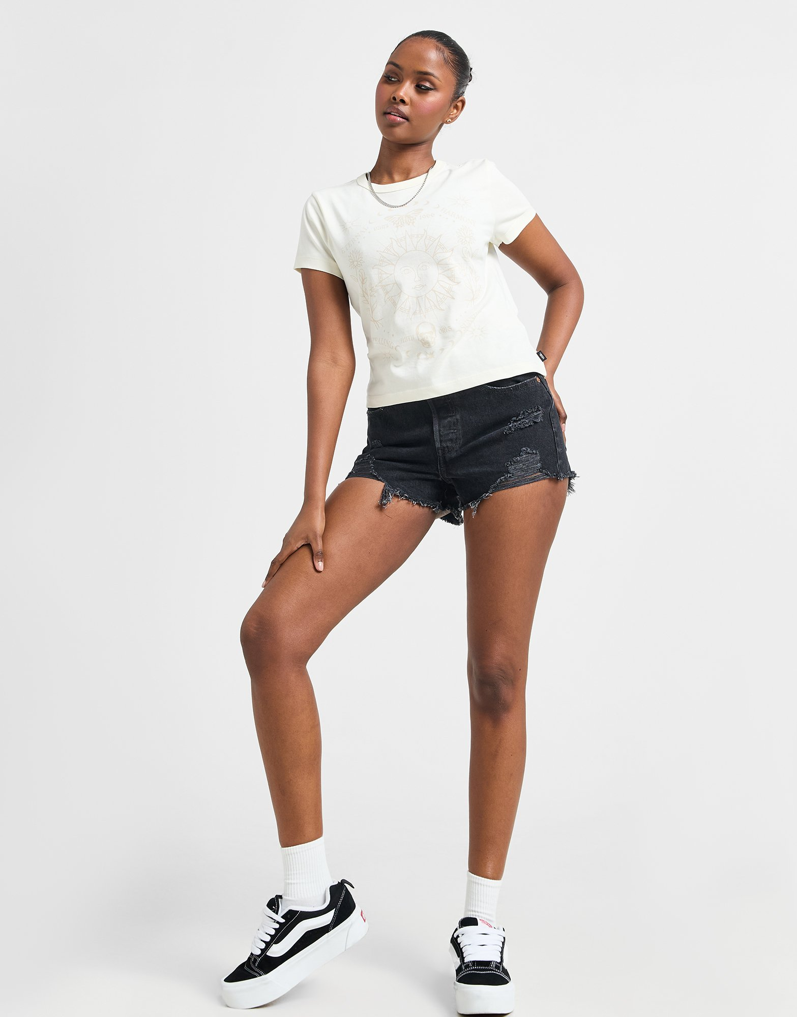 Vans T-shirt Shine Mini Femme