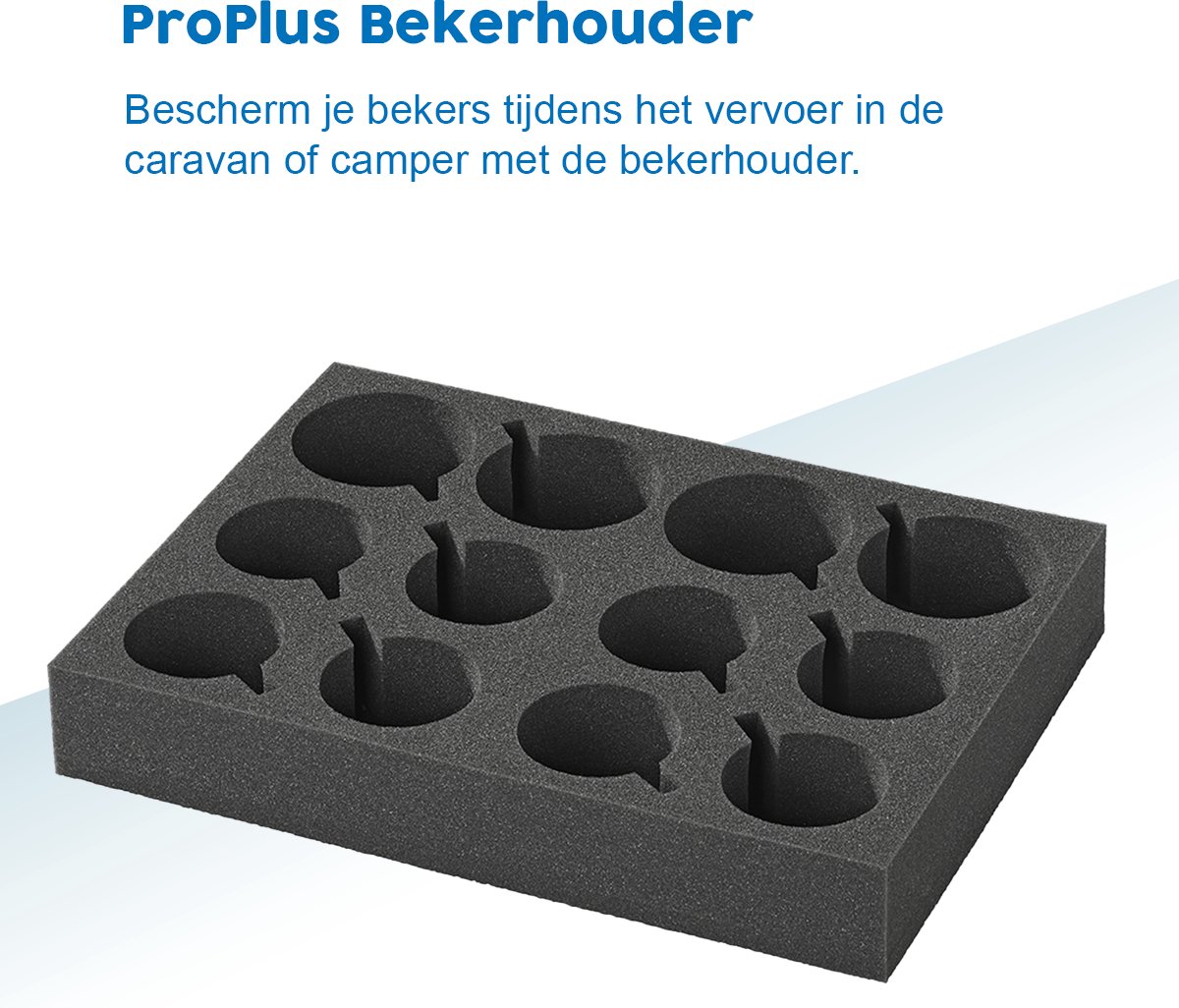 ProPlus Foam glas en bekerhouder