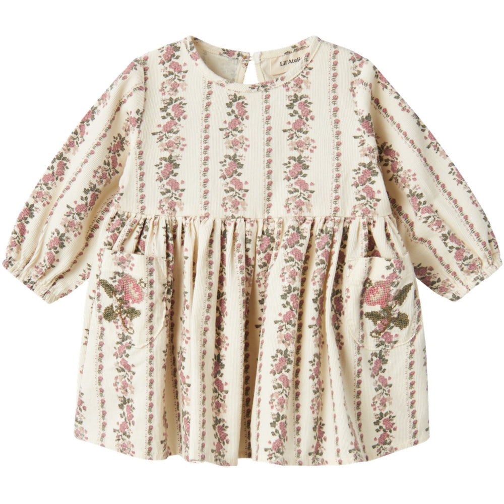 Køb Lil'Atelier Turtledove Tala Loose Corduroy Kjole