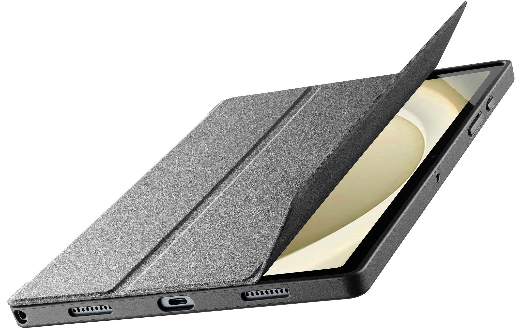 Tablet Book Cover Compact Case SchwarzSchutzhülle mit Ständer für Samsung Galaxy Tab A9+ (2024)
