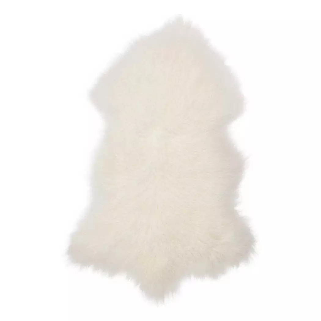 Schaffell Tibet 85 cm, snow white