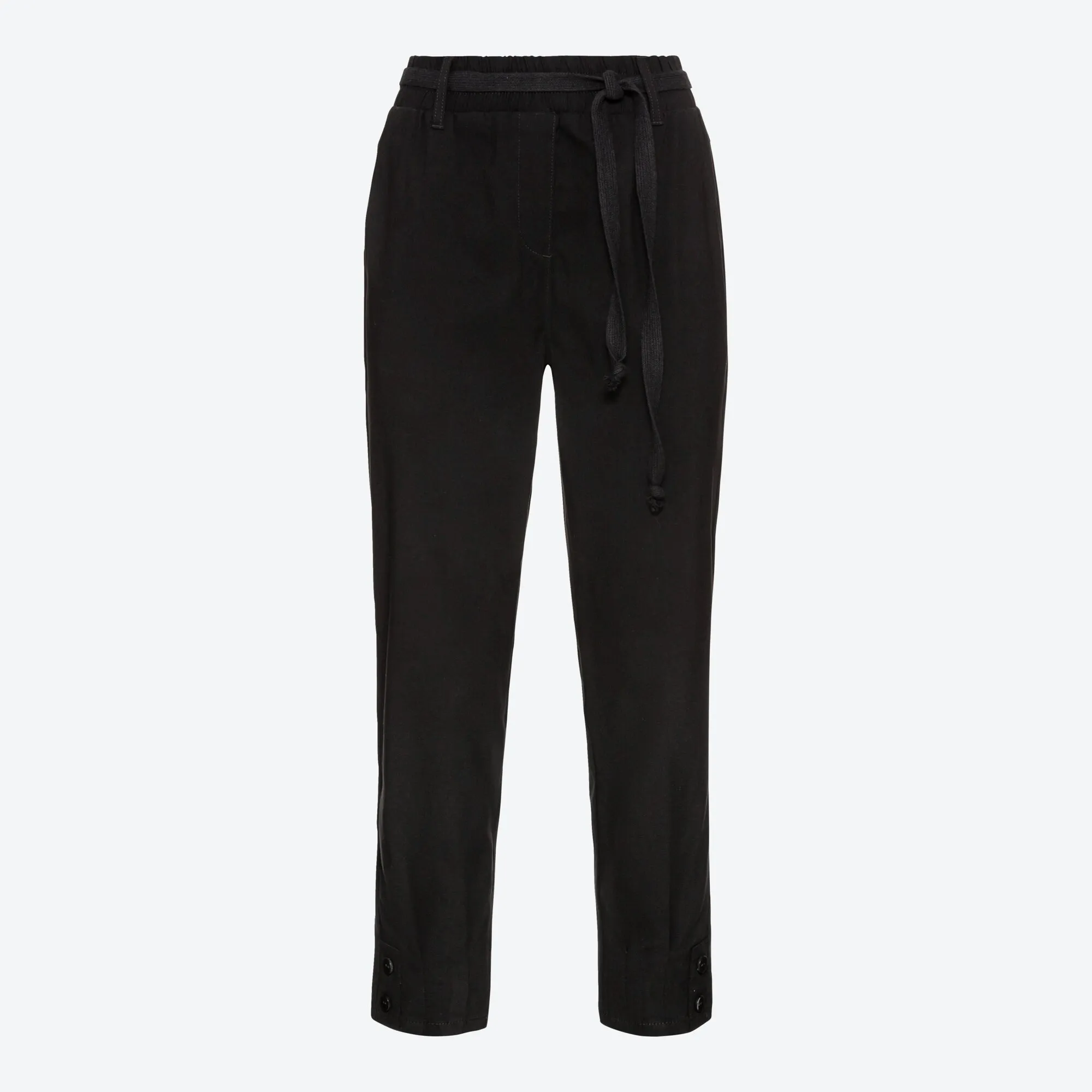 Damen-Caprihose mit Bindegürtel