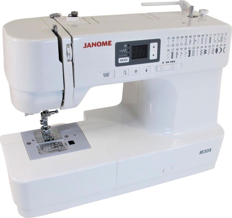 Janome M30A - Naaimachine - Compact - 30 Naaiprogramma's - LCD-display