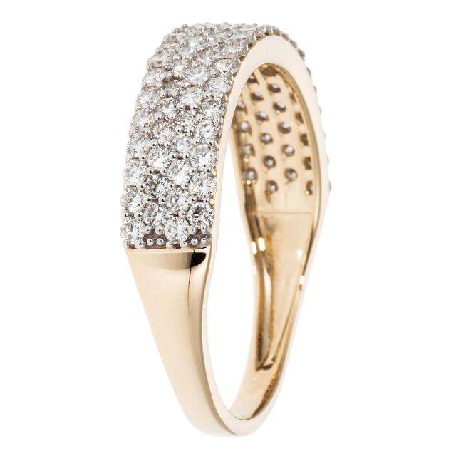 Pavé-Bandring, 84 LG-Brillanten 1,0 ct. SI
