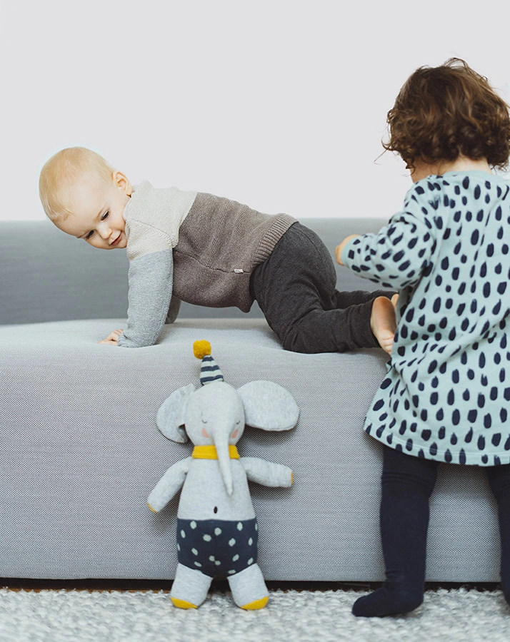 Kuscheltier ELEFANT TONIE in blau/grau