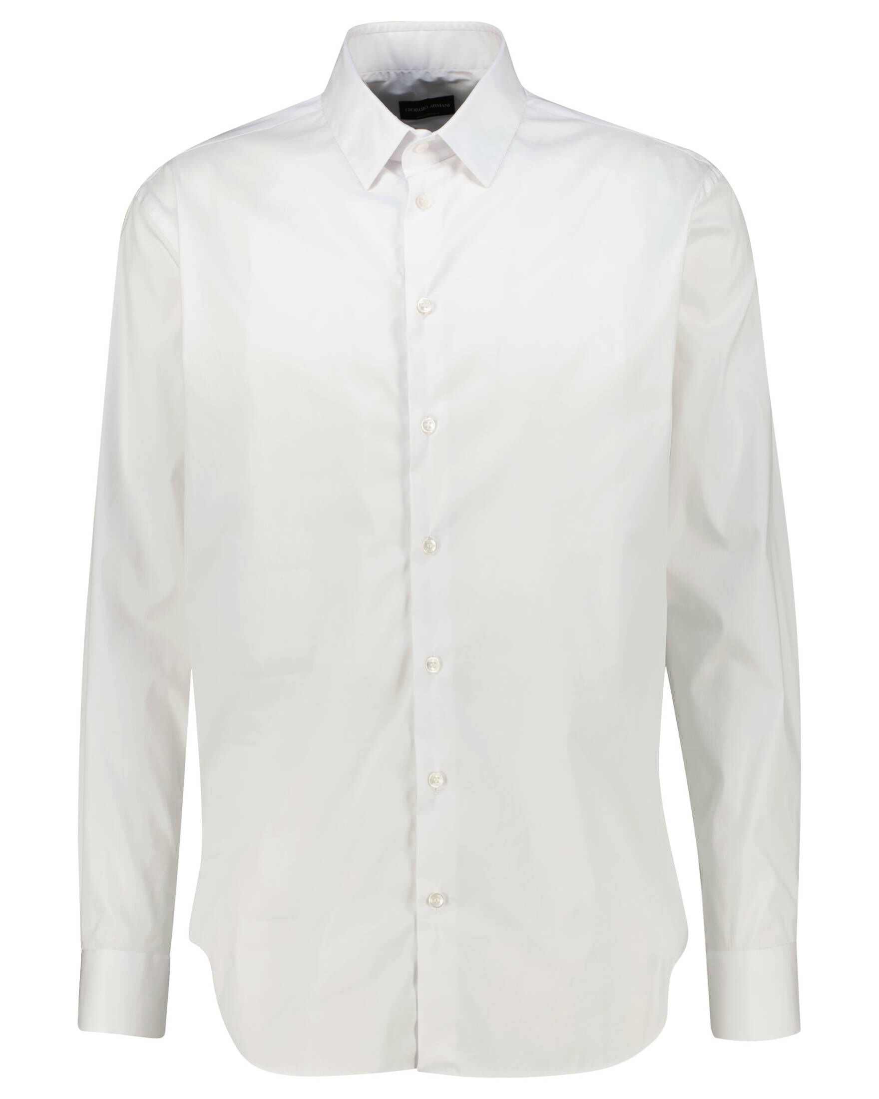 Giorgio Armani| Herren Hemd aus Stretch-Popeline Modern Fit