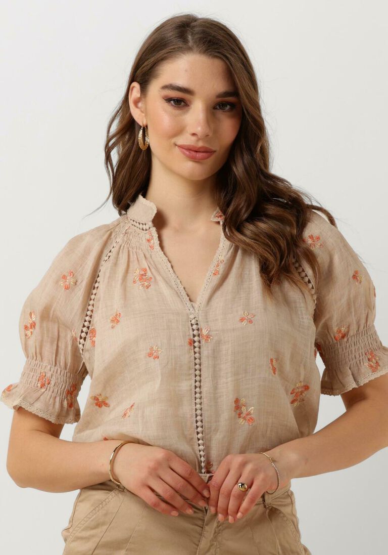 NUKUS zand nukus top carolina top embroidery