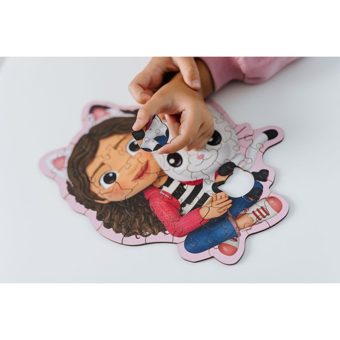 Gabby's Dollhouse - Holz-Formpuzzle - 50 Teile