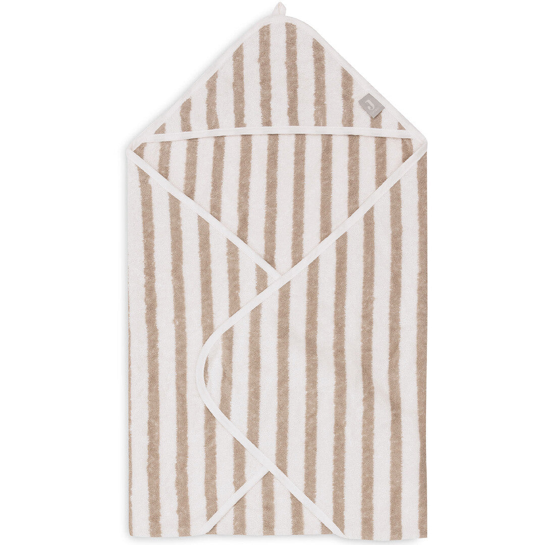 Jollein badcape stripe terry - olive green