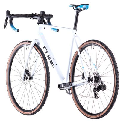 Vélo de Cyclocross Cube Cross Race C:62 Race Sram Rival XPLR eTap AXS 12V 700 mm Blanc Polar 2025