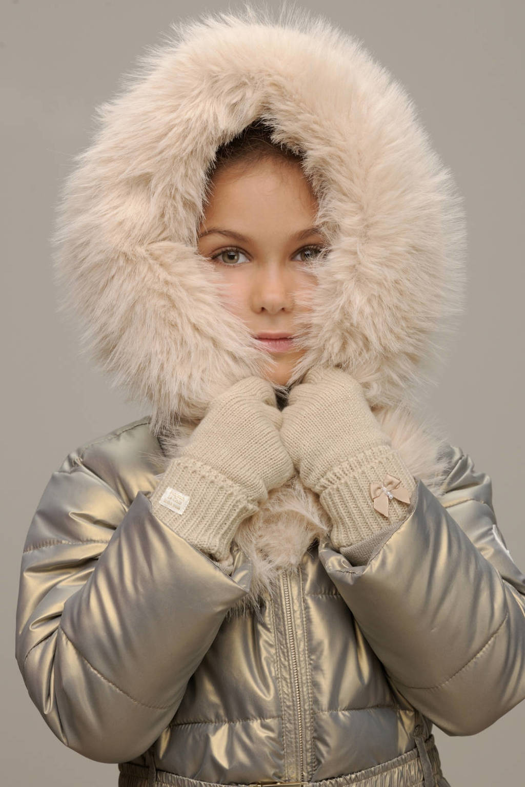 Le Chic gewatteerde winterjas BODETTE goud