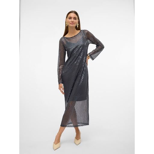 Vero Moda Safina Kjole, Asphalt, M