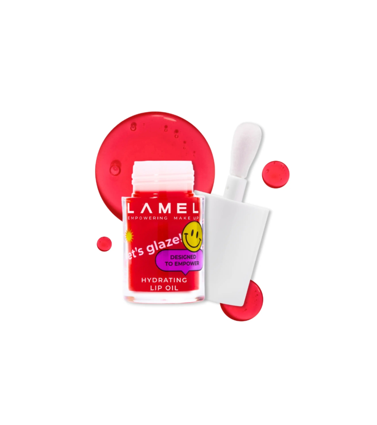 Lamel  - Óleo Labial Let's Glaz - 403: Sweet cherry
