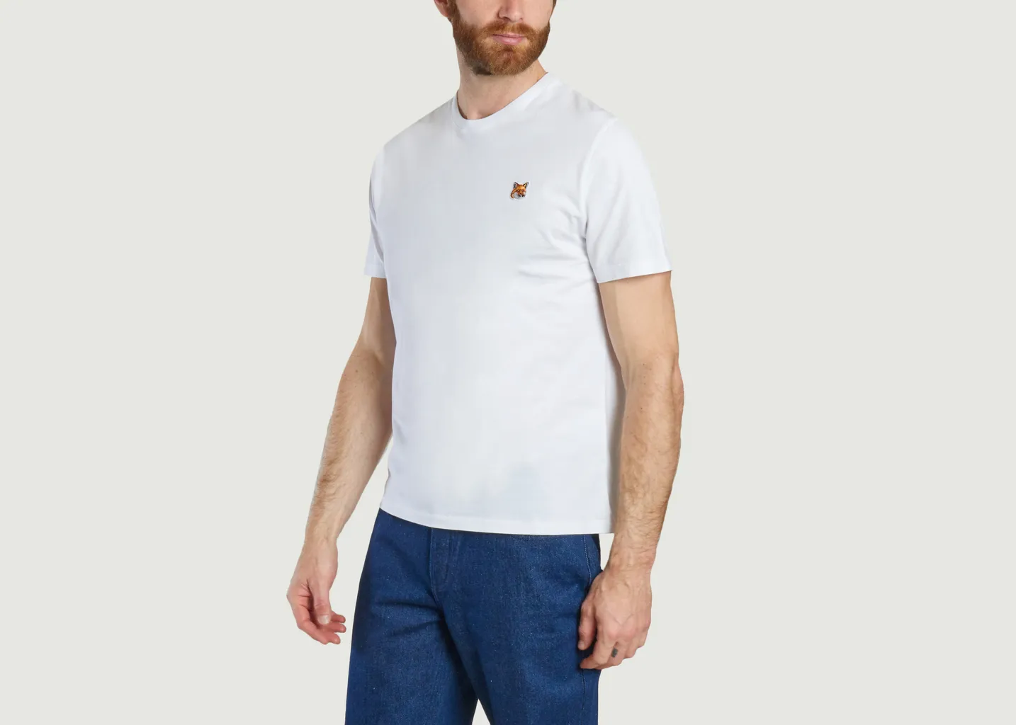 T-shirt Patch Fox Head Maison Kitsuné