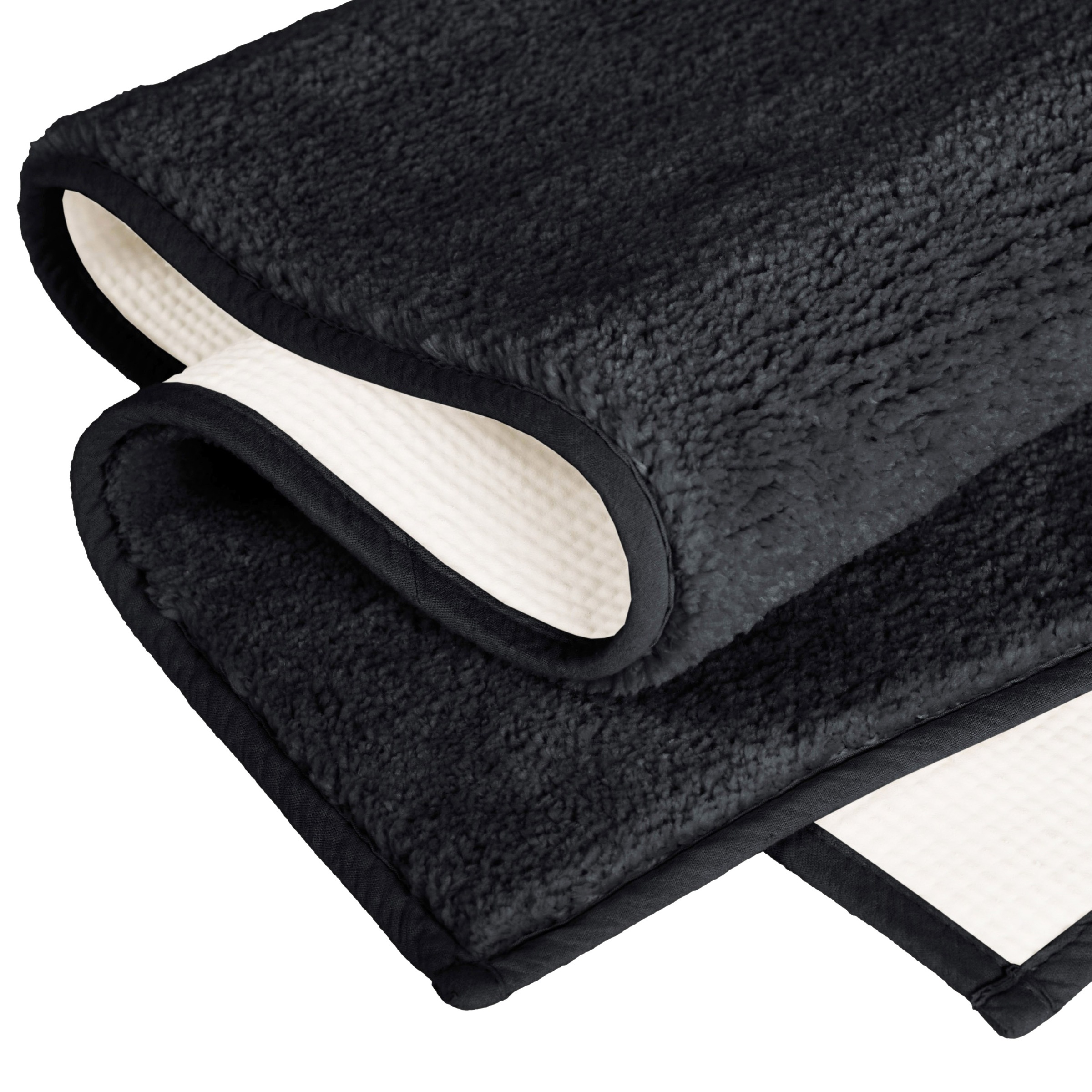 my home Badematte »Vanessa, Badvorleger, Badezimmer Teppich« Höhe 10 mm rutschhemmend beschichtet fussbodenheizungsgeeignet | schnell trocknend | strapazierfähig Badteppich, weiche Haptik, unifarben