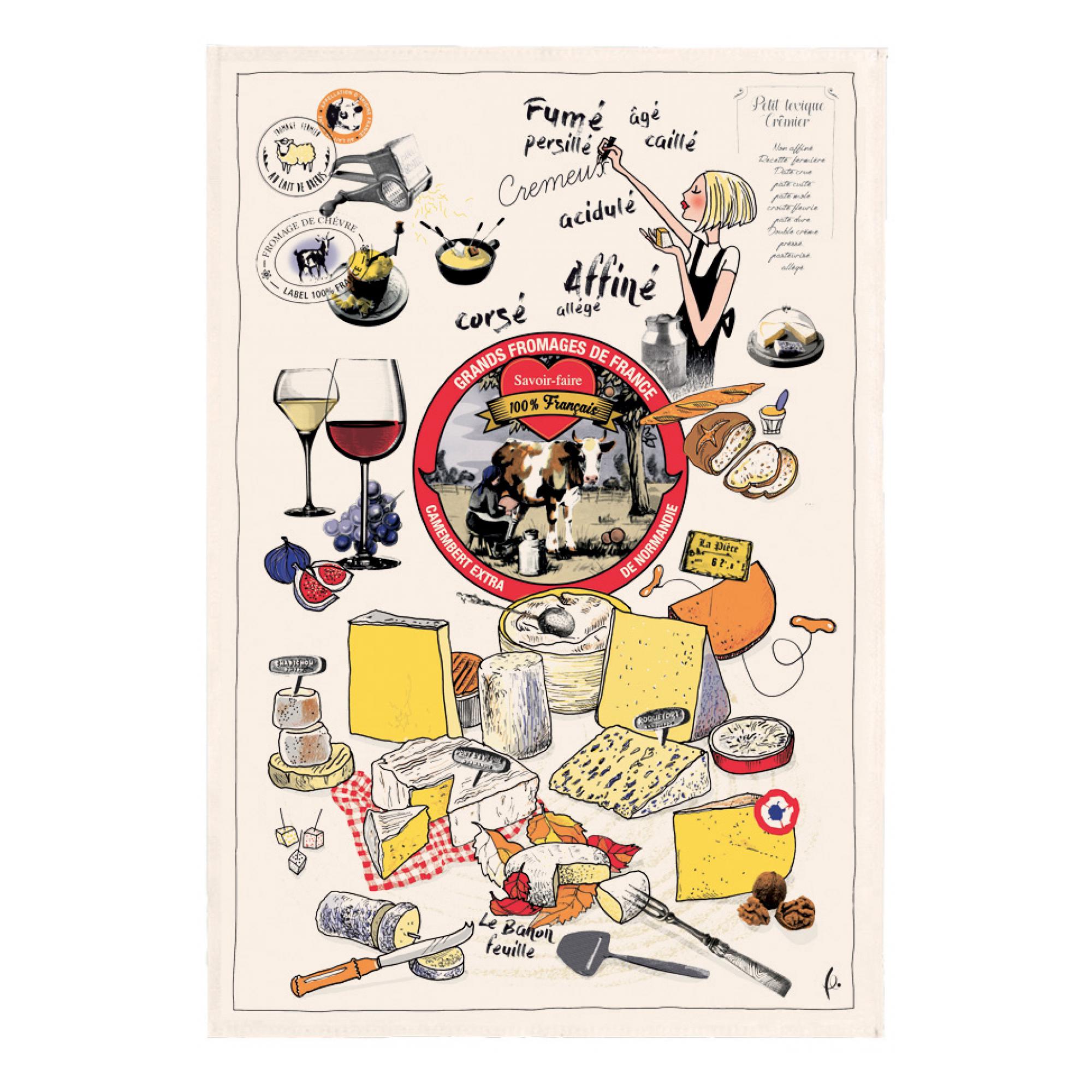 Torchon les grands fromages