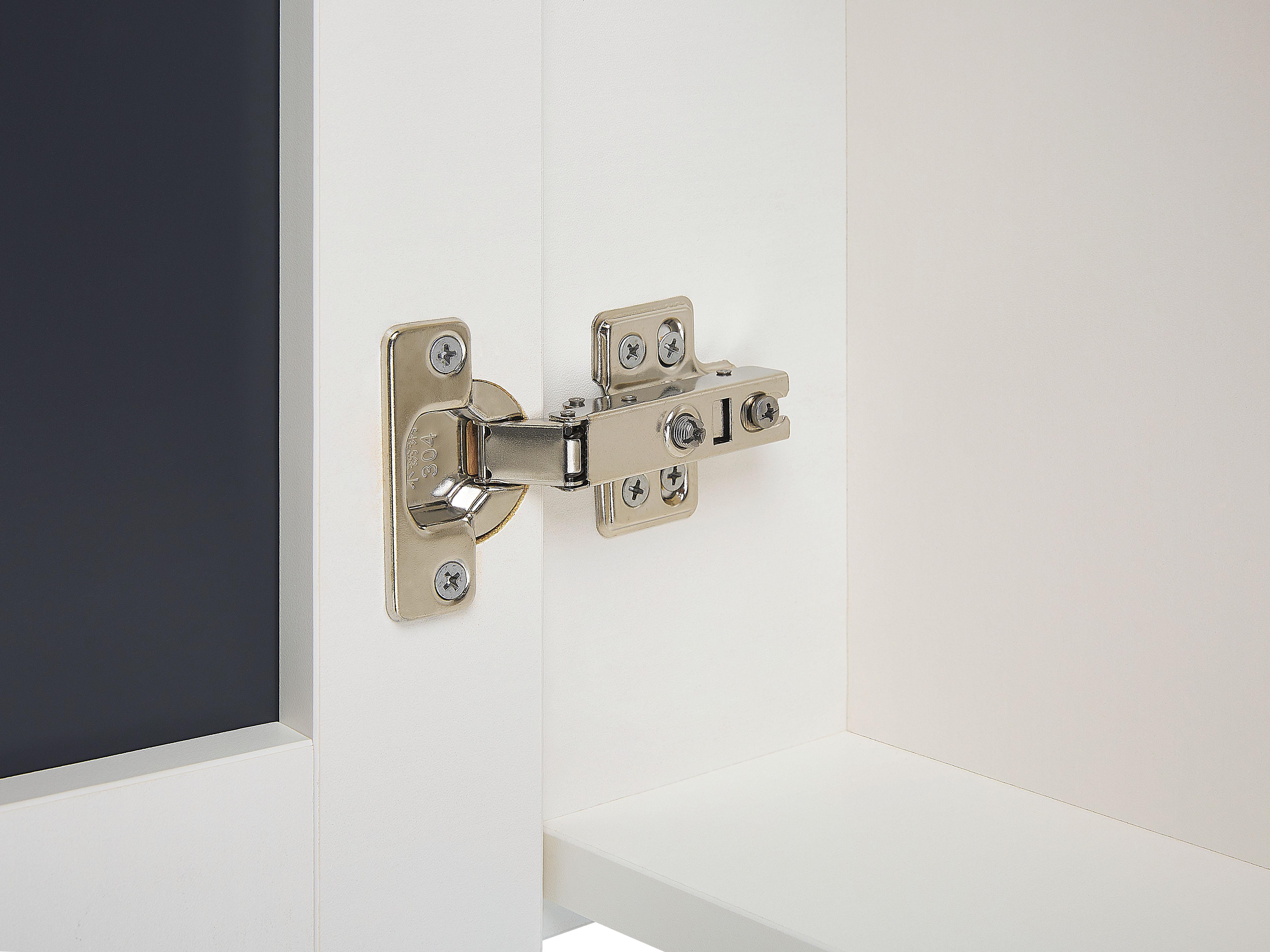 Badkamer wandkast met spiegel NAVARRA 60 cm 60 cm Wit