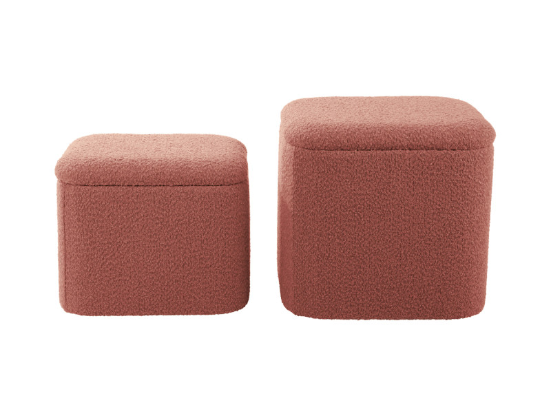Pouf Set Ada Storage LM2172BK Black