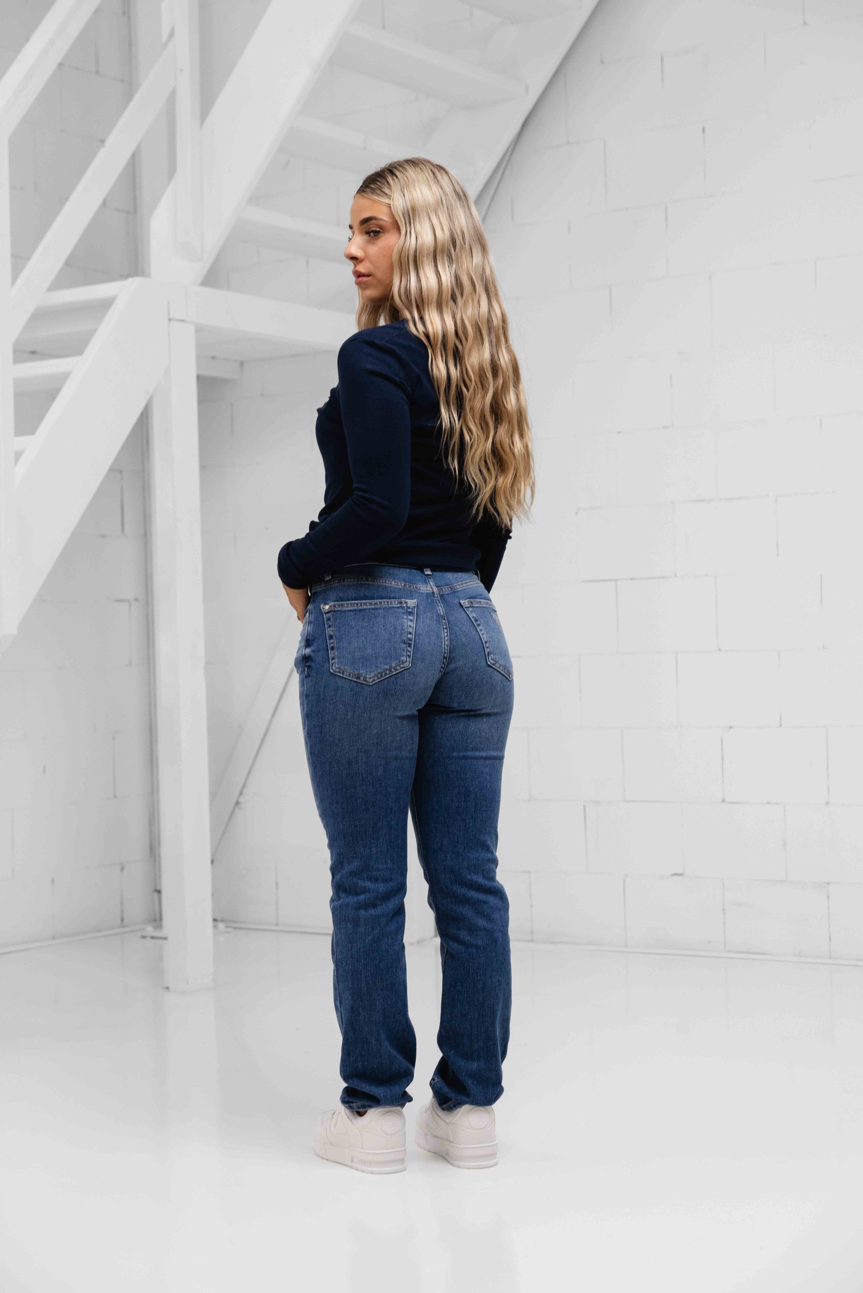 Guess Brooklyn Jeans Dames Blauw