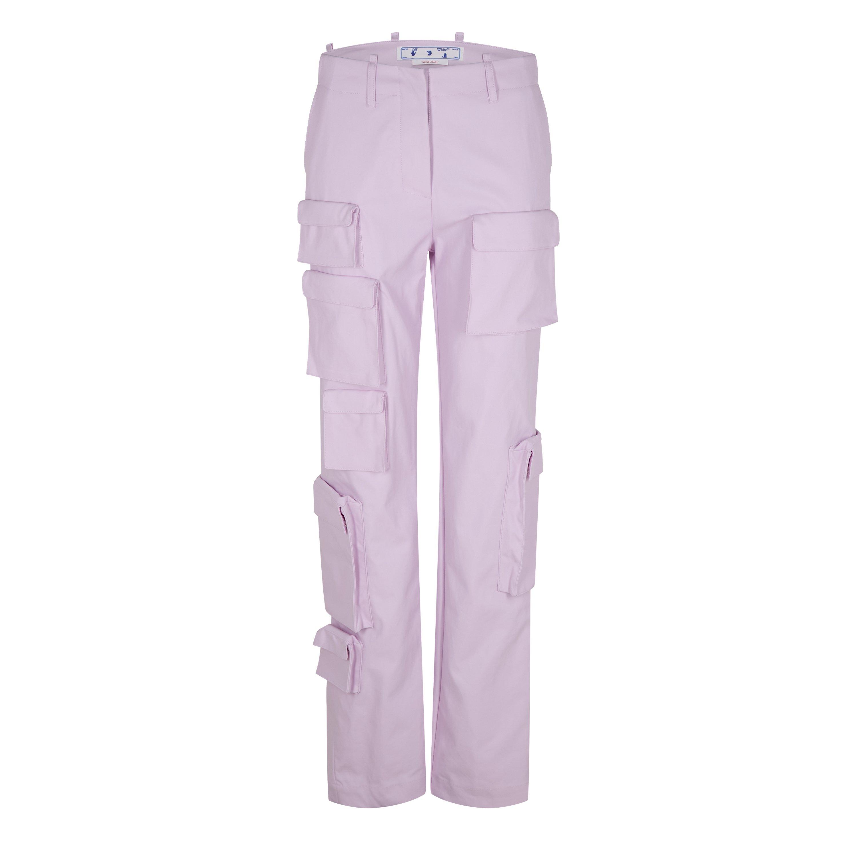 Off White Multi Pocket Cargo Trousers