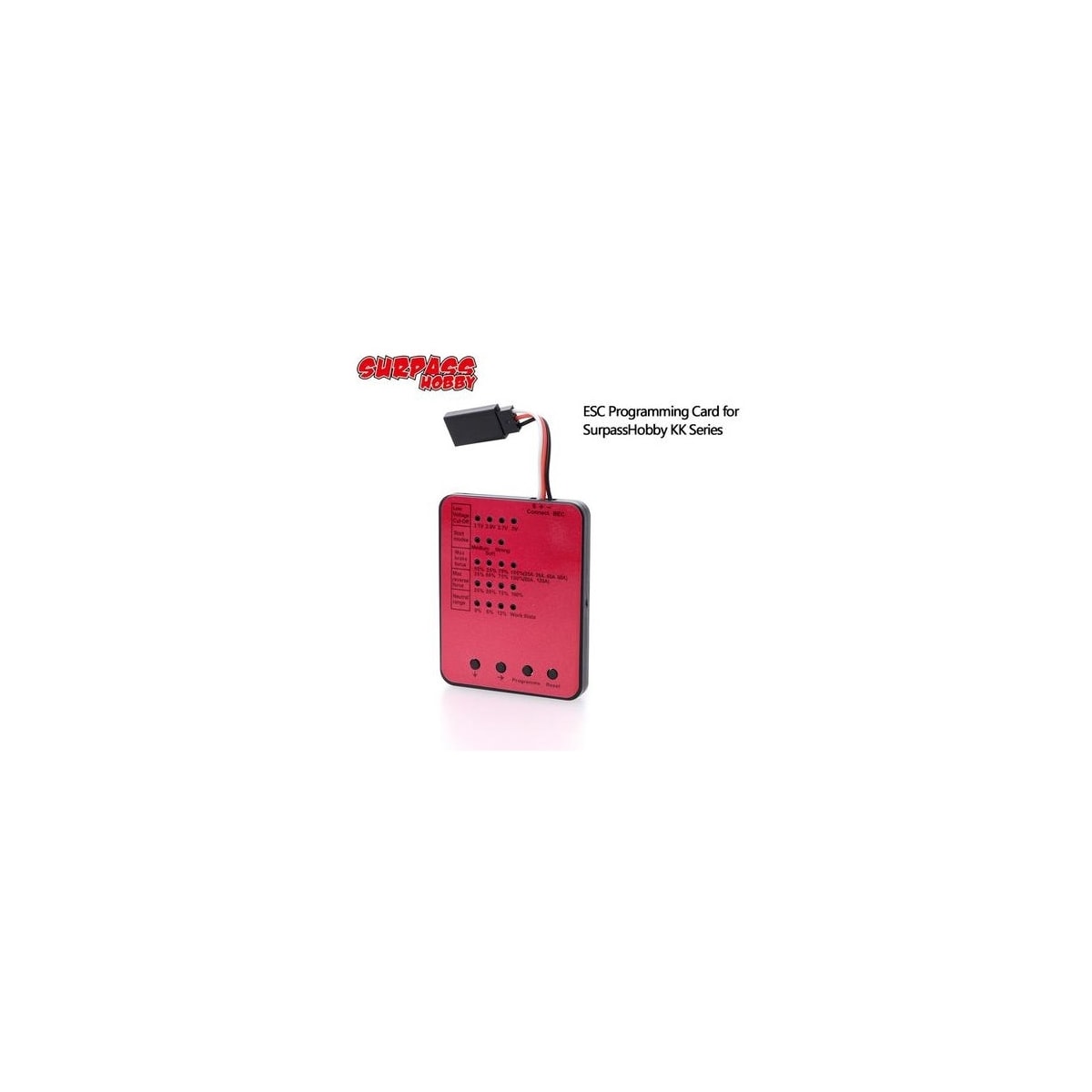 Surpass Hobby LED Program Card KK-Series