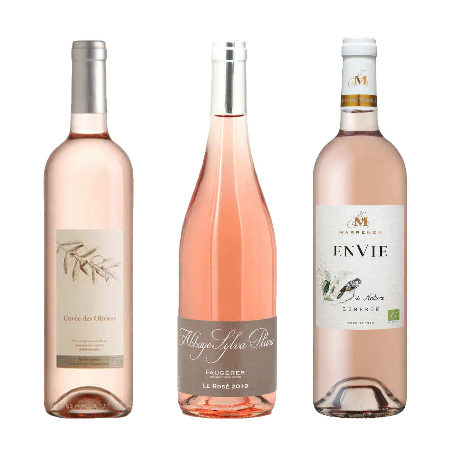 3 vins rosés plaisir bio