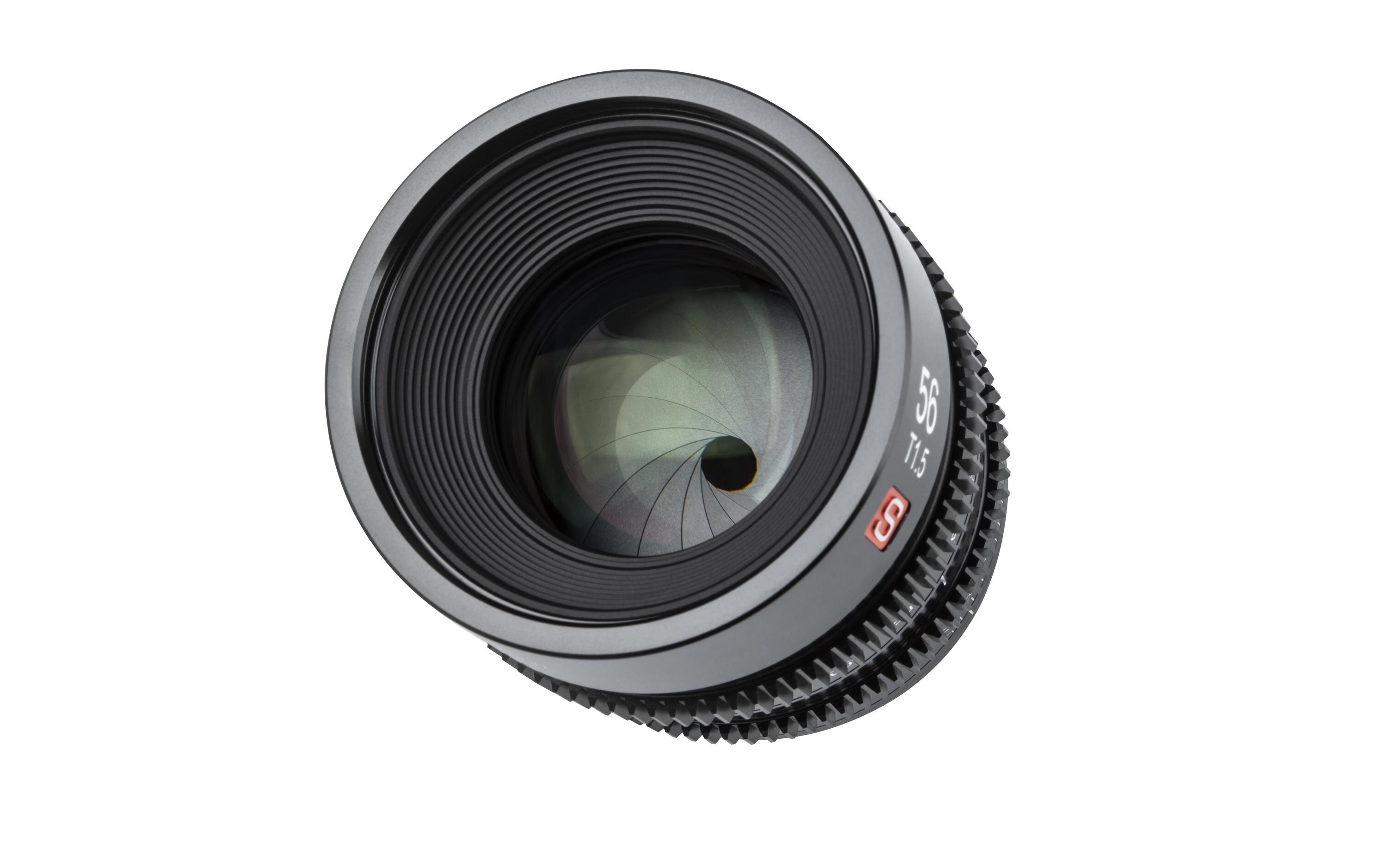 Festbrennweite S 56mm T1.5 – Sony E-Mount<br>56 mm E-Mount Professionelles Cine-Objektiv mit manuellem Fokus Kompakte, solide Objektivkonstruktion für die Filmproduktion