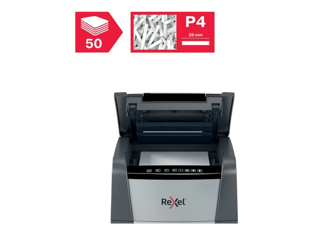 Makulator Rexel Optimum AutoFeed  50X krydsmakulering 4x28 mm (P-4)