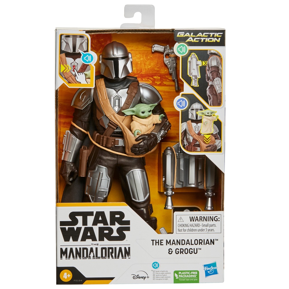Star Wars The Mandalorian & Grogu interaktive 30cm Actionfiguren