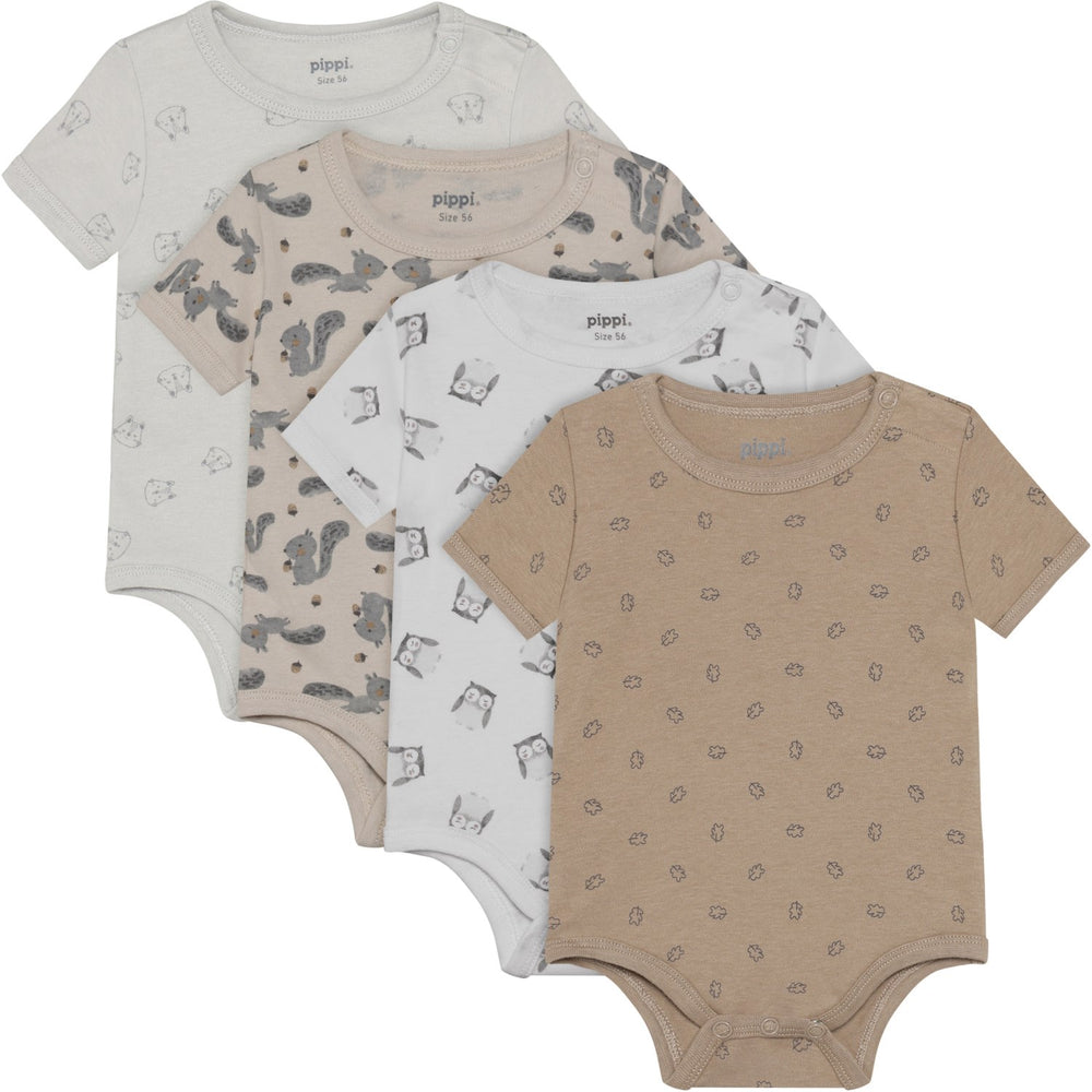 Køb Pippi Rainy Day Body Ss Ao-Printed (4-Pack)