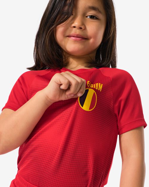 top de sport enfant Belgique rouge