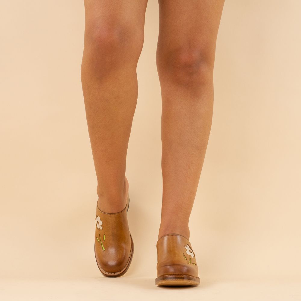 Sendra klompen 4889 Teak