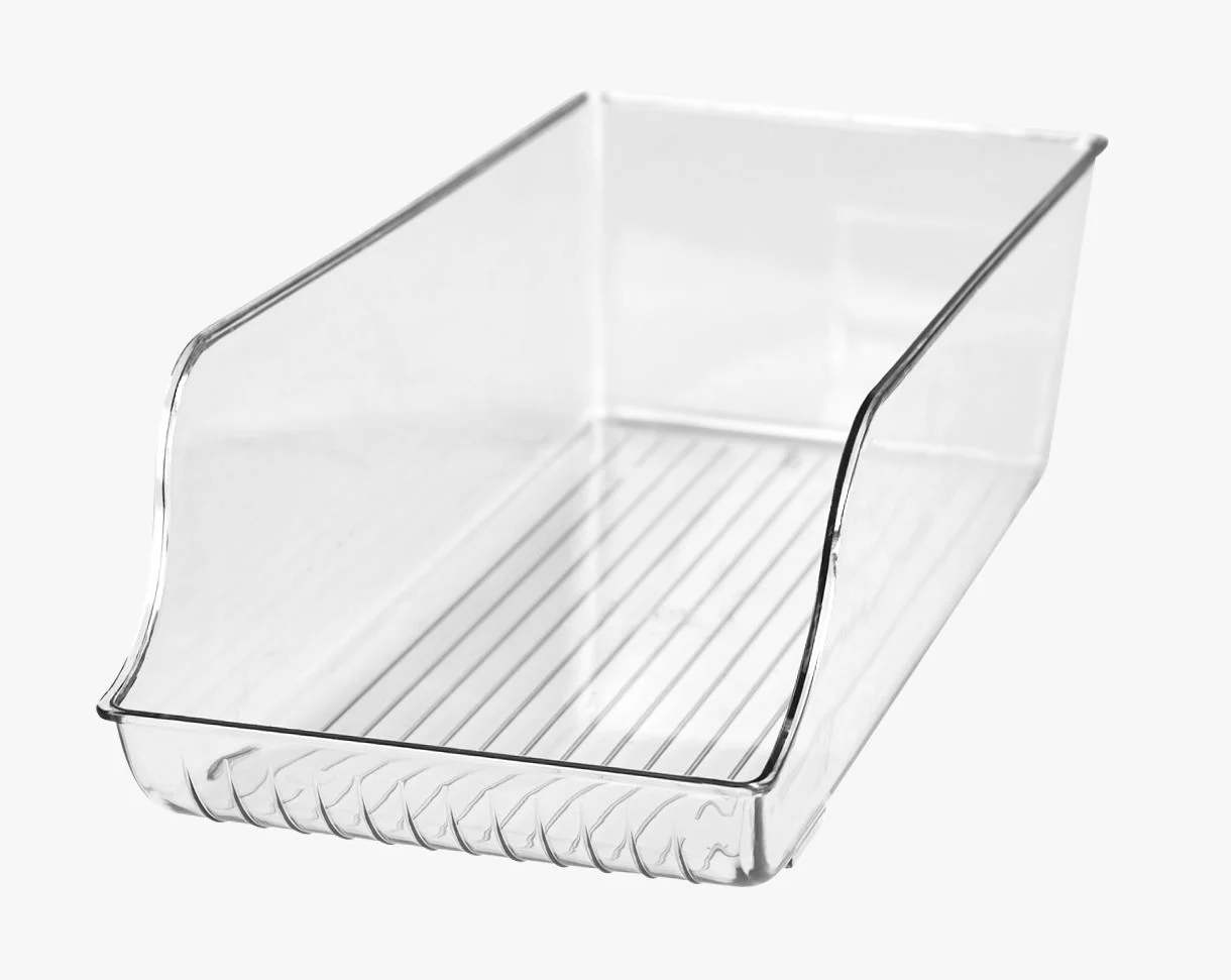 Oppbevaringsboks transparent - 35x15x10 cm