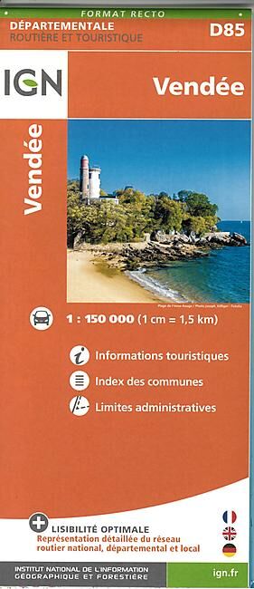 IGN - D85 VENDEE ECHELLE 1 150 000