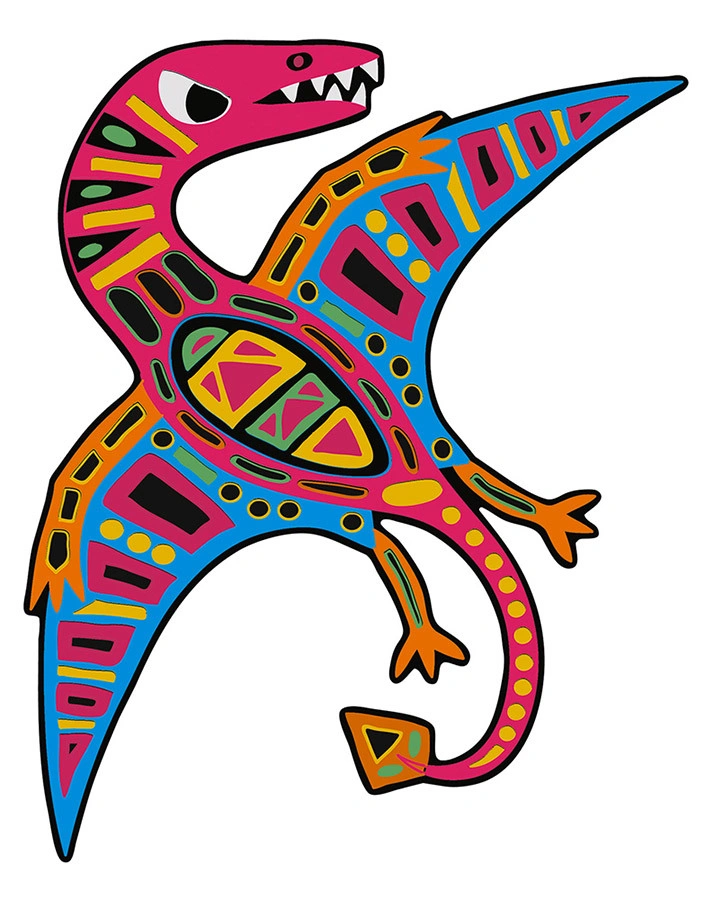 Kratzbilder DINOSAURIER 5er-Set