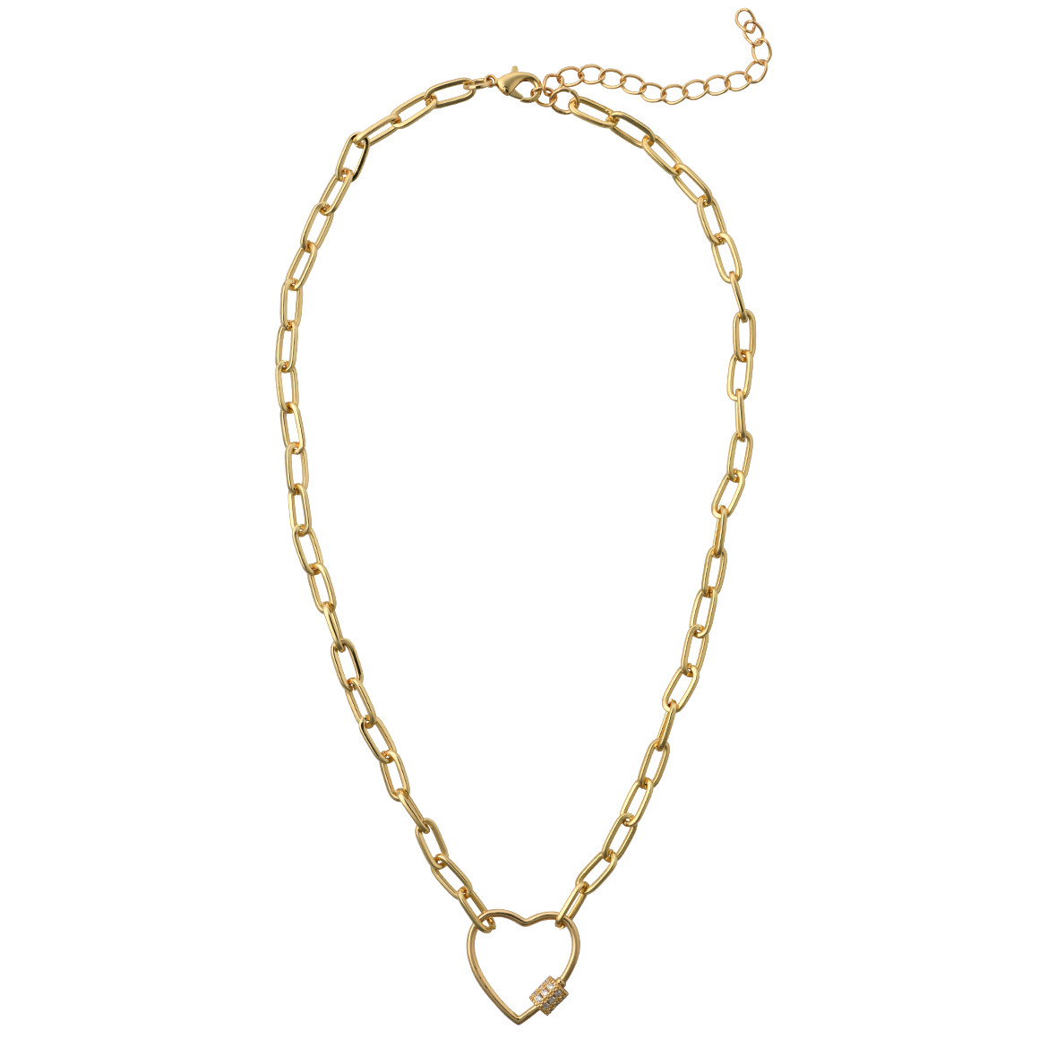 Gina Benotti Damen Kette mit Herz gold