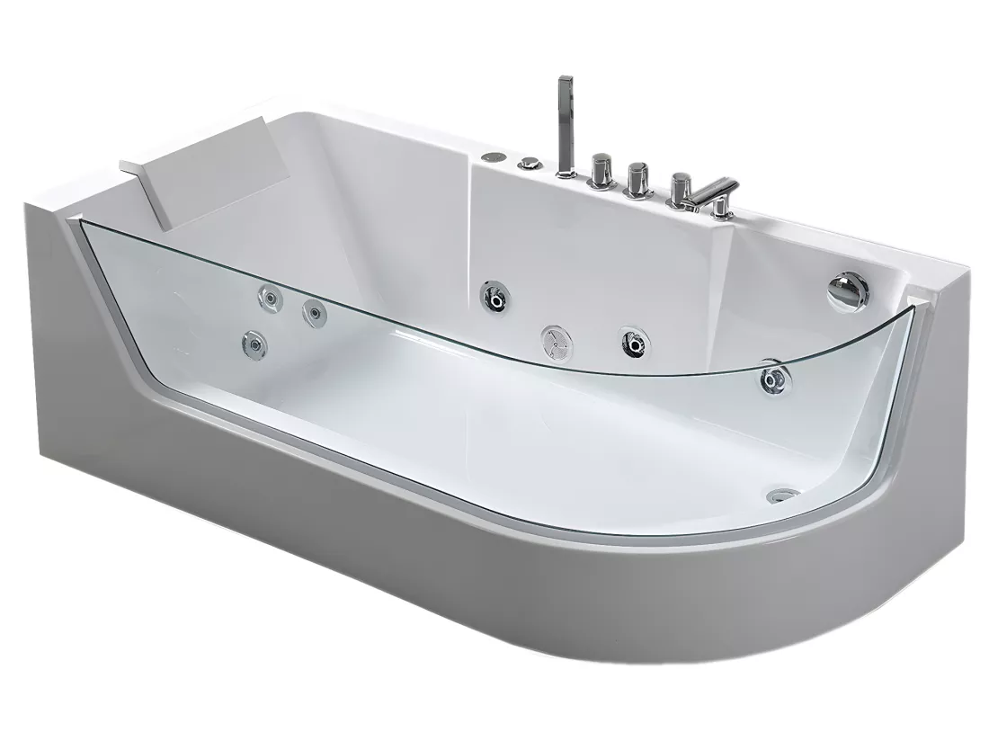 Baignoire hydromassage Verre Panoramique 170 X 80 cm 6 jets – Lotus