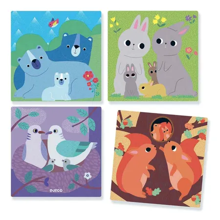 Djeco Holzpuzzle: Puzz-Up Wald, 9 Teile