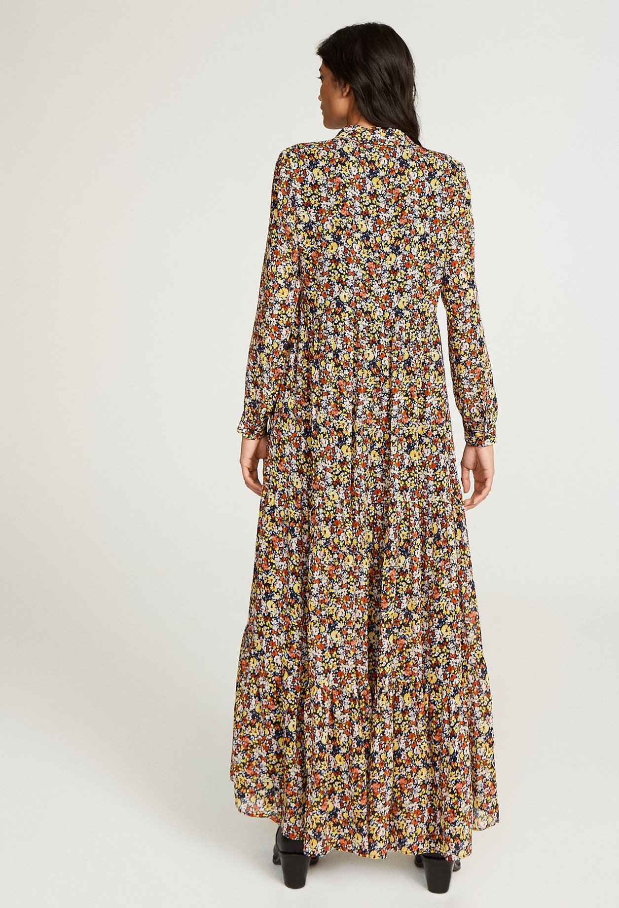 Robe longue fleurie